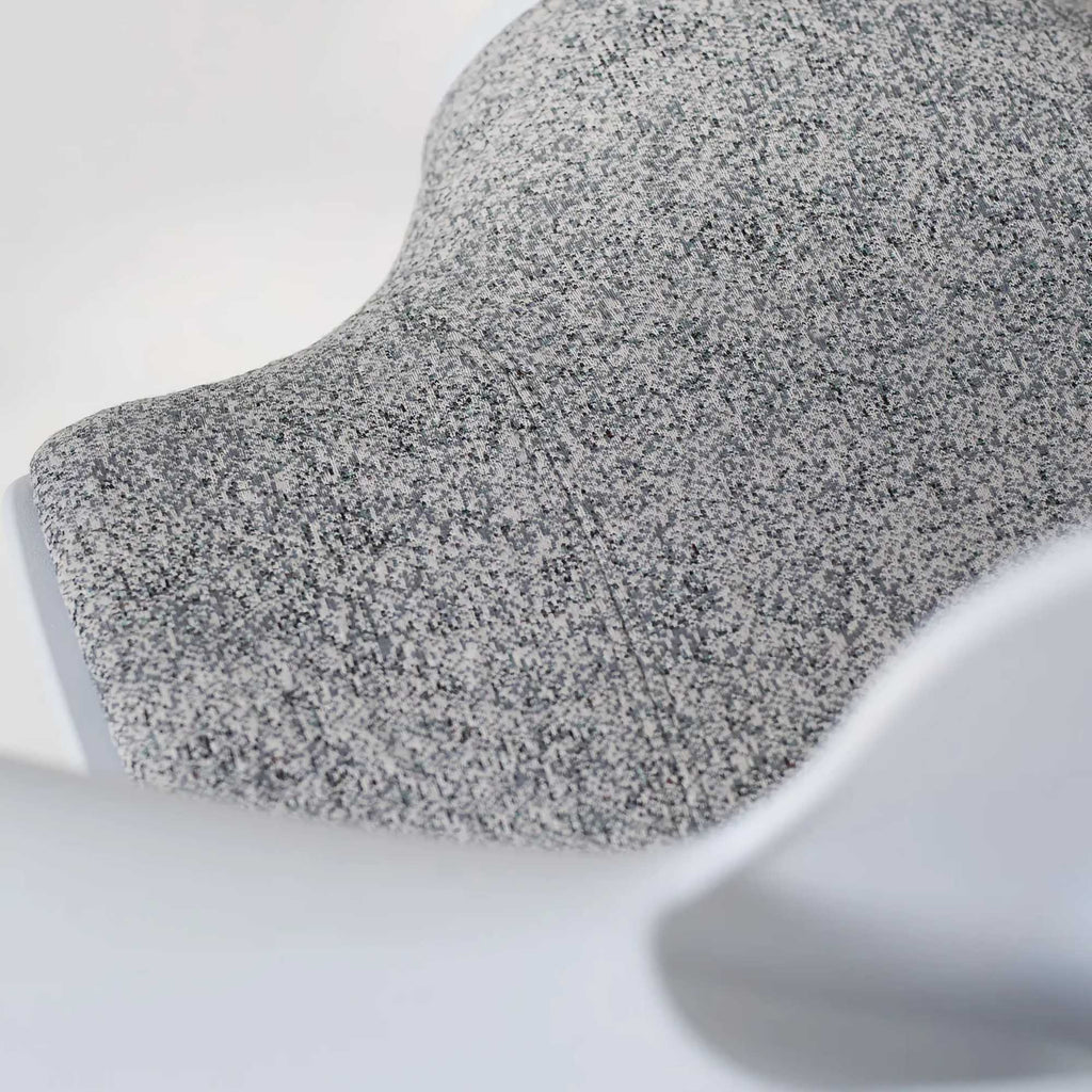Hag Capisco Puls 8020 fabric, arda grey/white