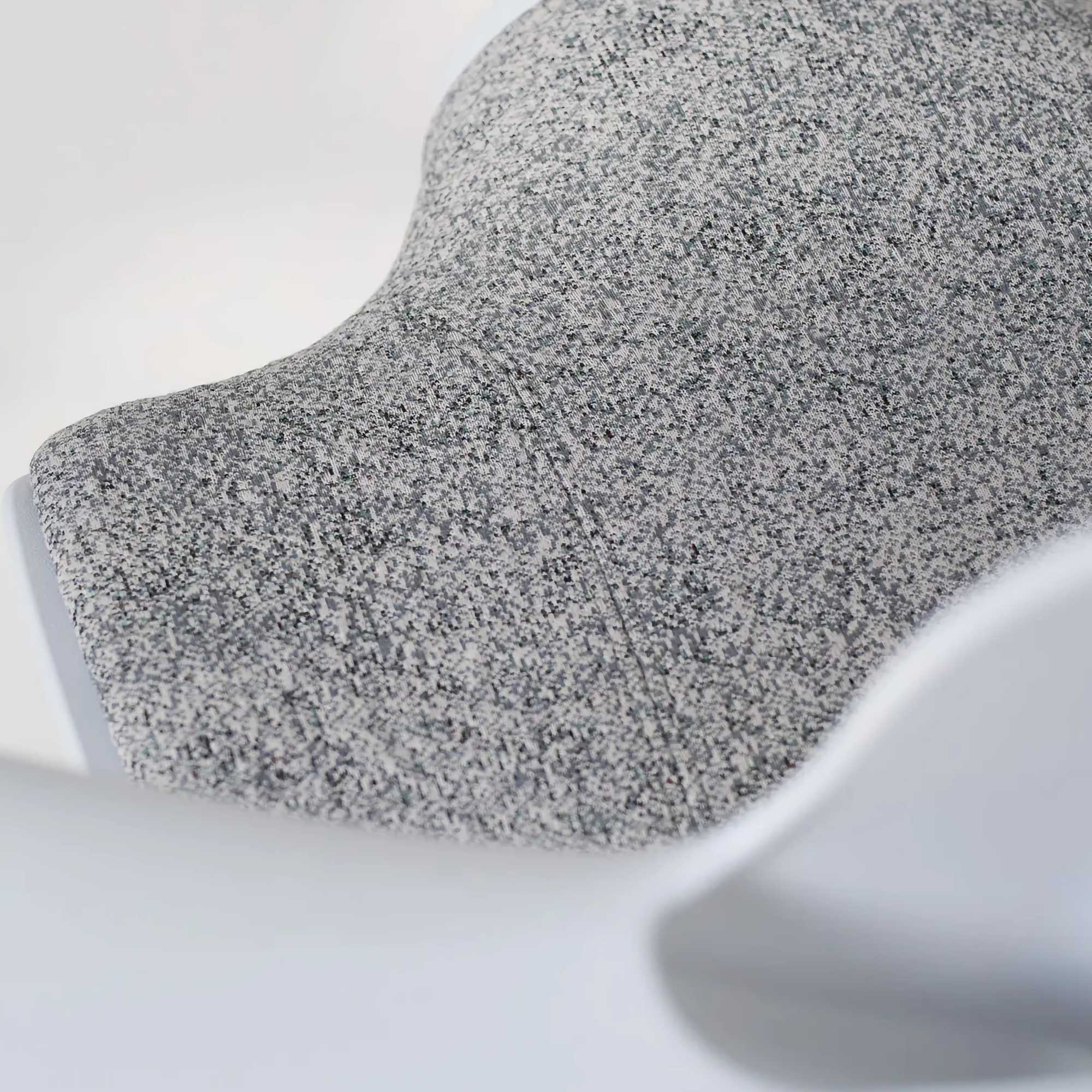 Hag Capisco Puls 8020 fabric, arda grey/white