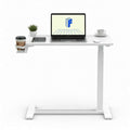 FlexiSpot H7 height adjustable side table, white