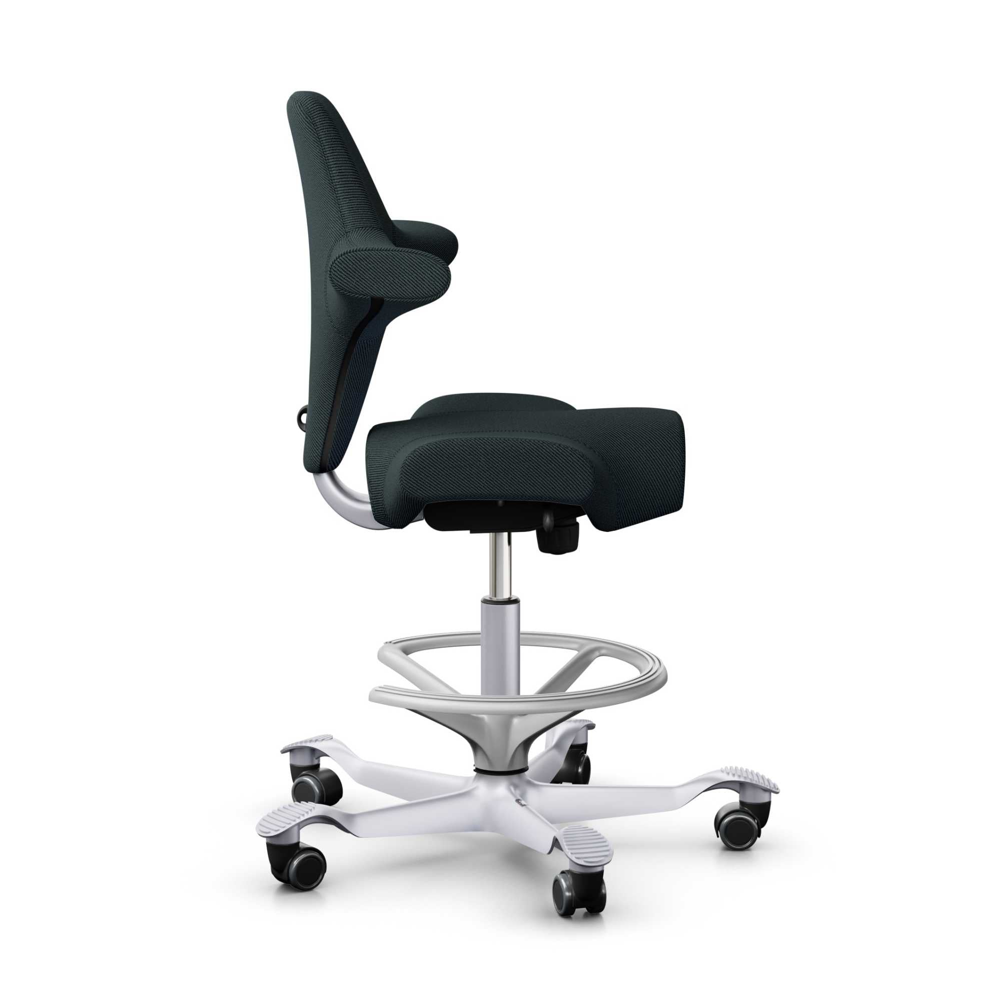 refurbished | Hag Capisco 8106 Fabric, petrolium/silver
