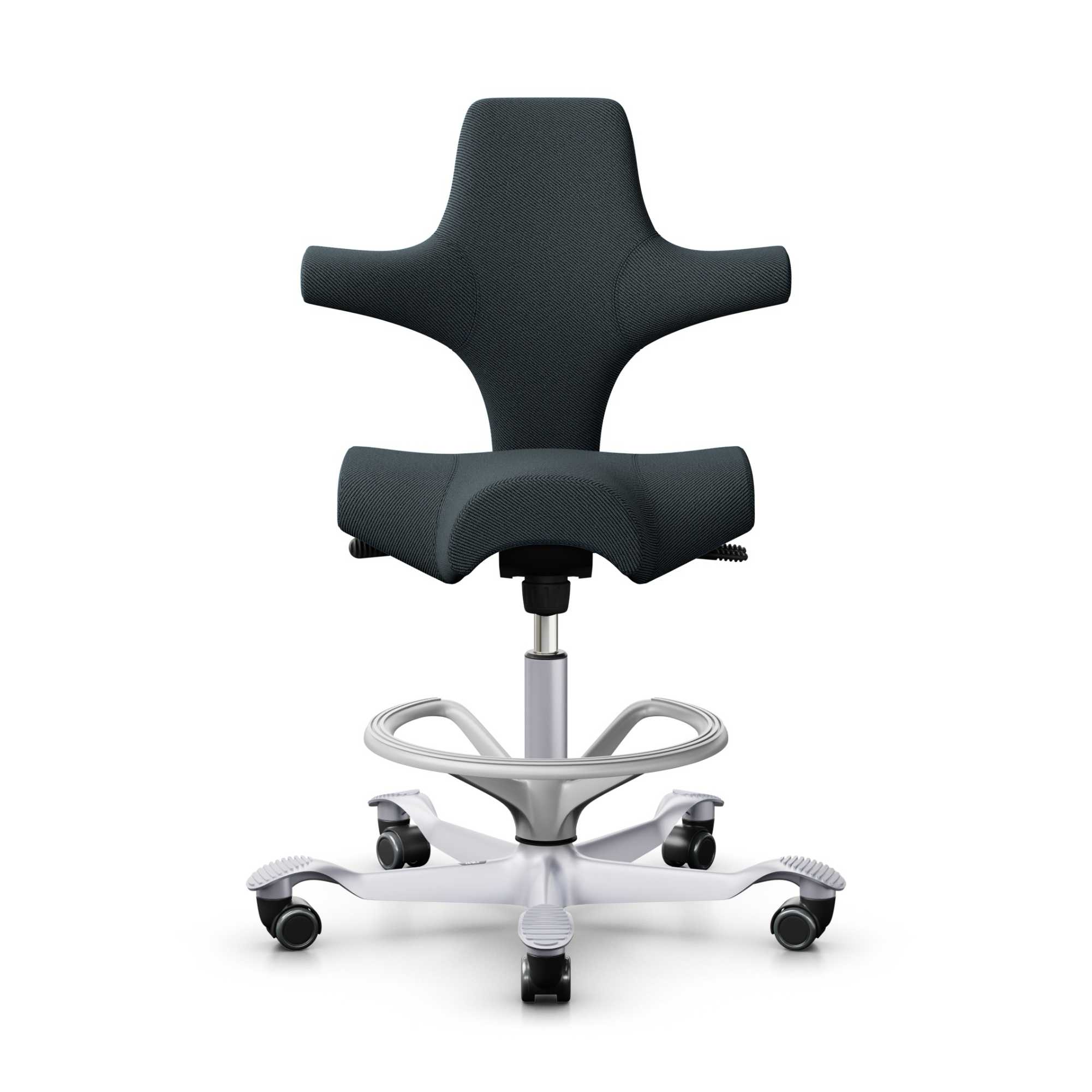 refurbished | Hag Capisco 8106 Fabric, petrolium/silver