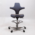 refurbished | Hag Capisco 8106 Fabric, petrolium/silver
