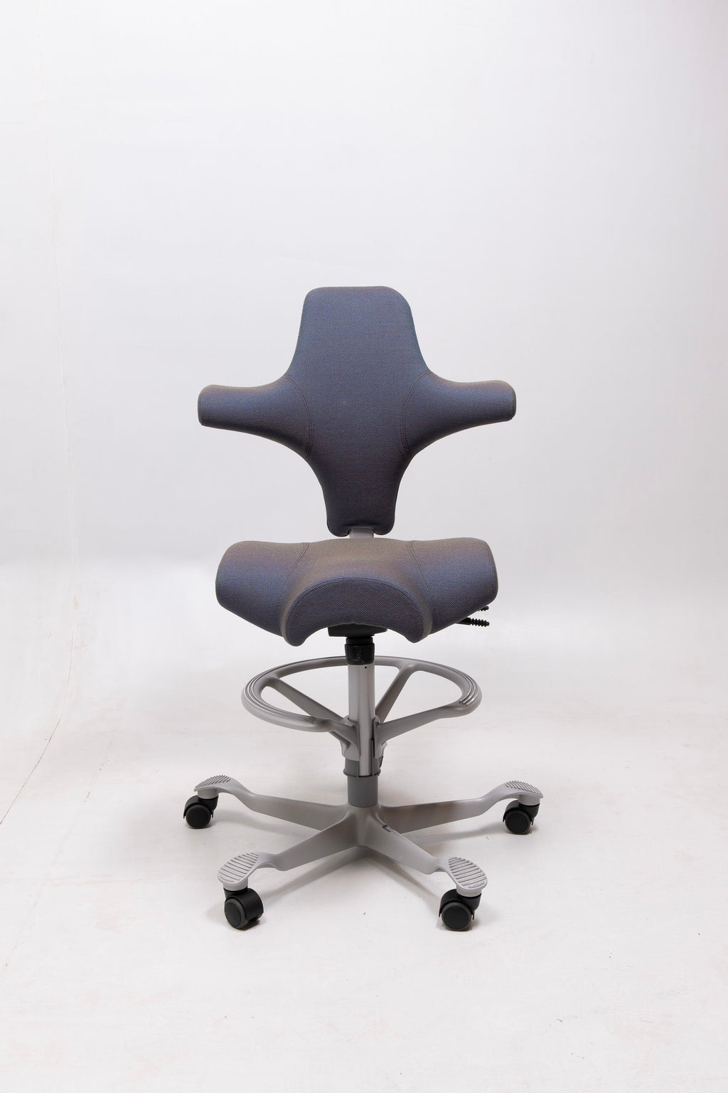 refurbished | Hag Capisco 8106 Fabric, petrolium/silver