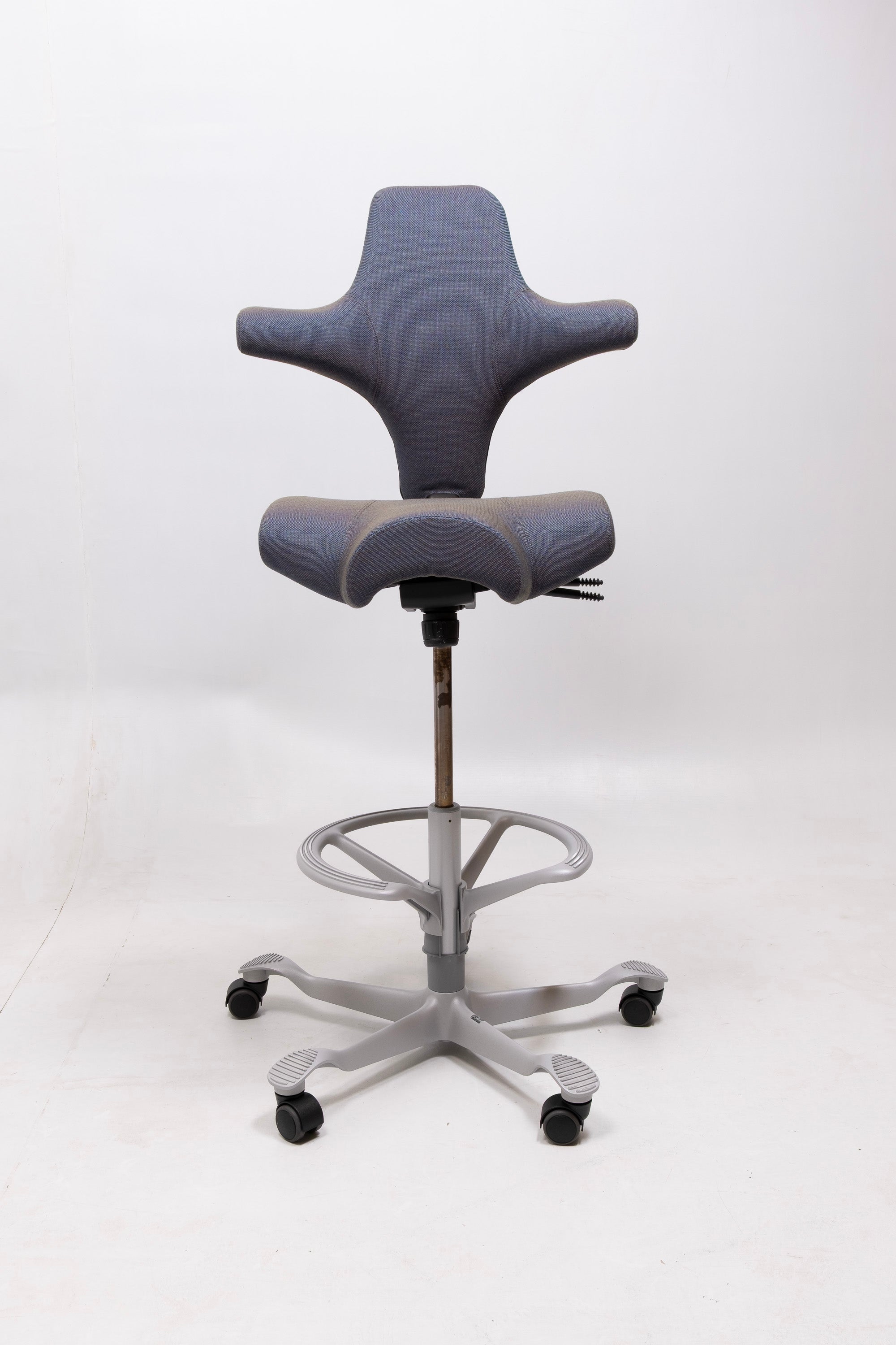 refurbished | Hag Capisco 8106 Fabric, petrolium/silver
