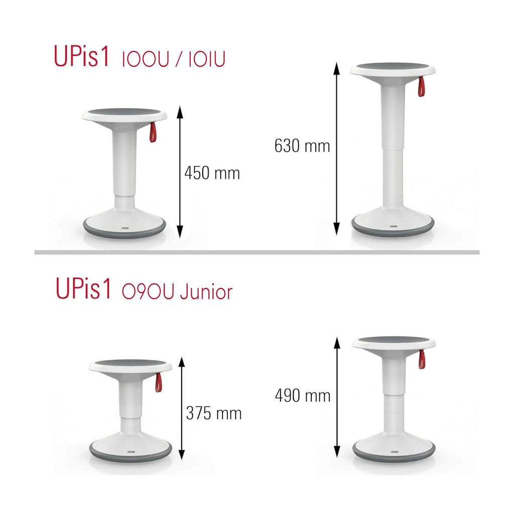 UPis1 100U ergo-stool, ice blue