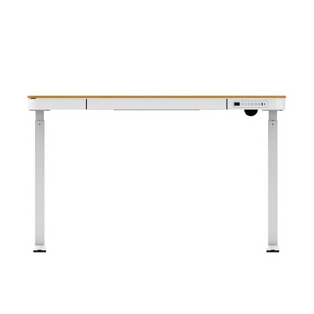 refurbished | FlexiSpot Liftek electric height adjustable desk 120x60 + Hag Capisco 8106 Fabric, light grey/white