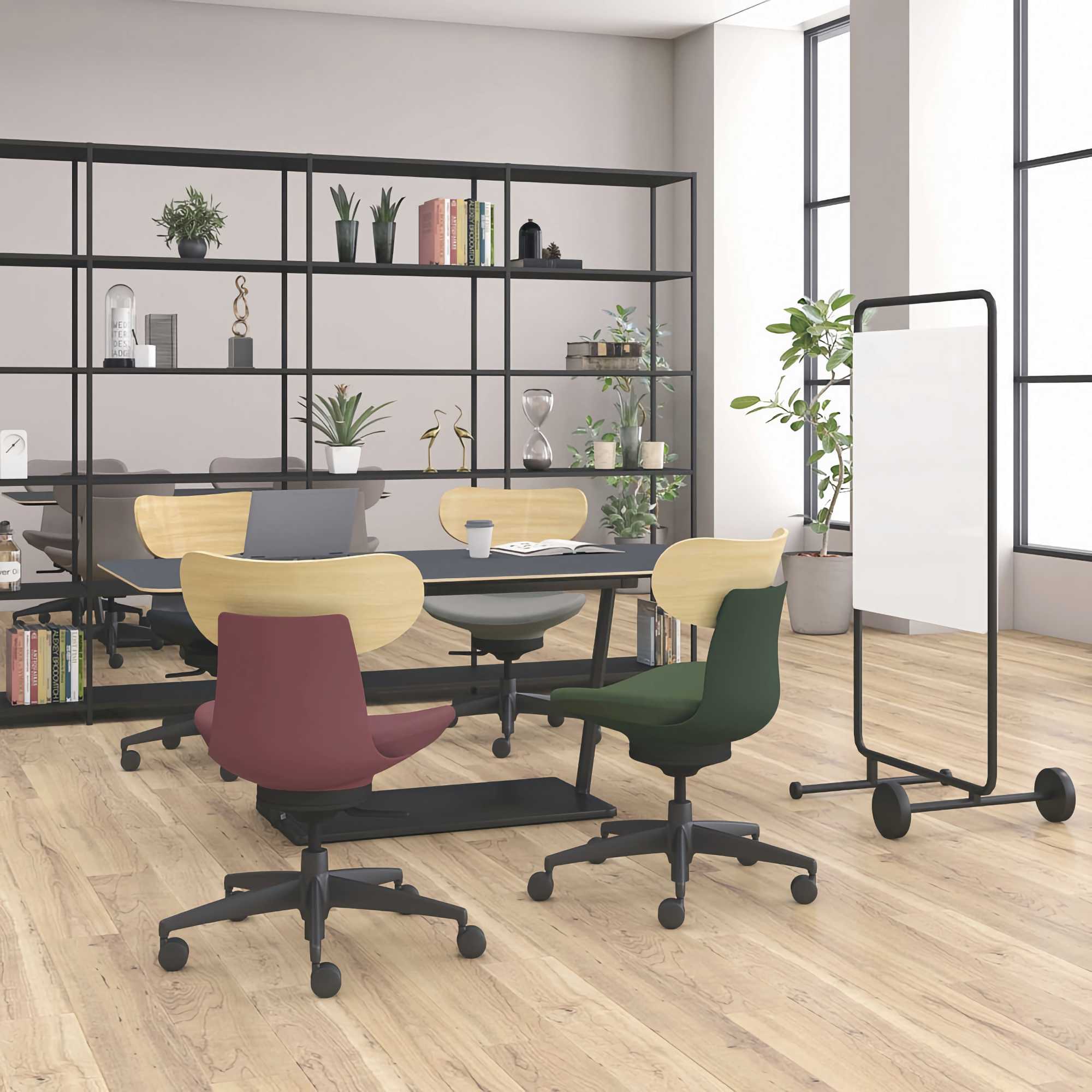 Kokuyo Inglife Office Chair Upholstery Back, red