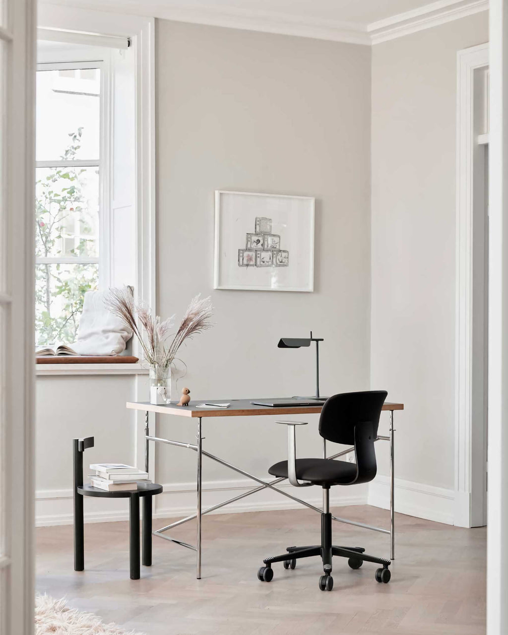 HÅG TION 2140 ergonomic chair with armrest, black (150mm)