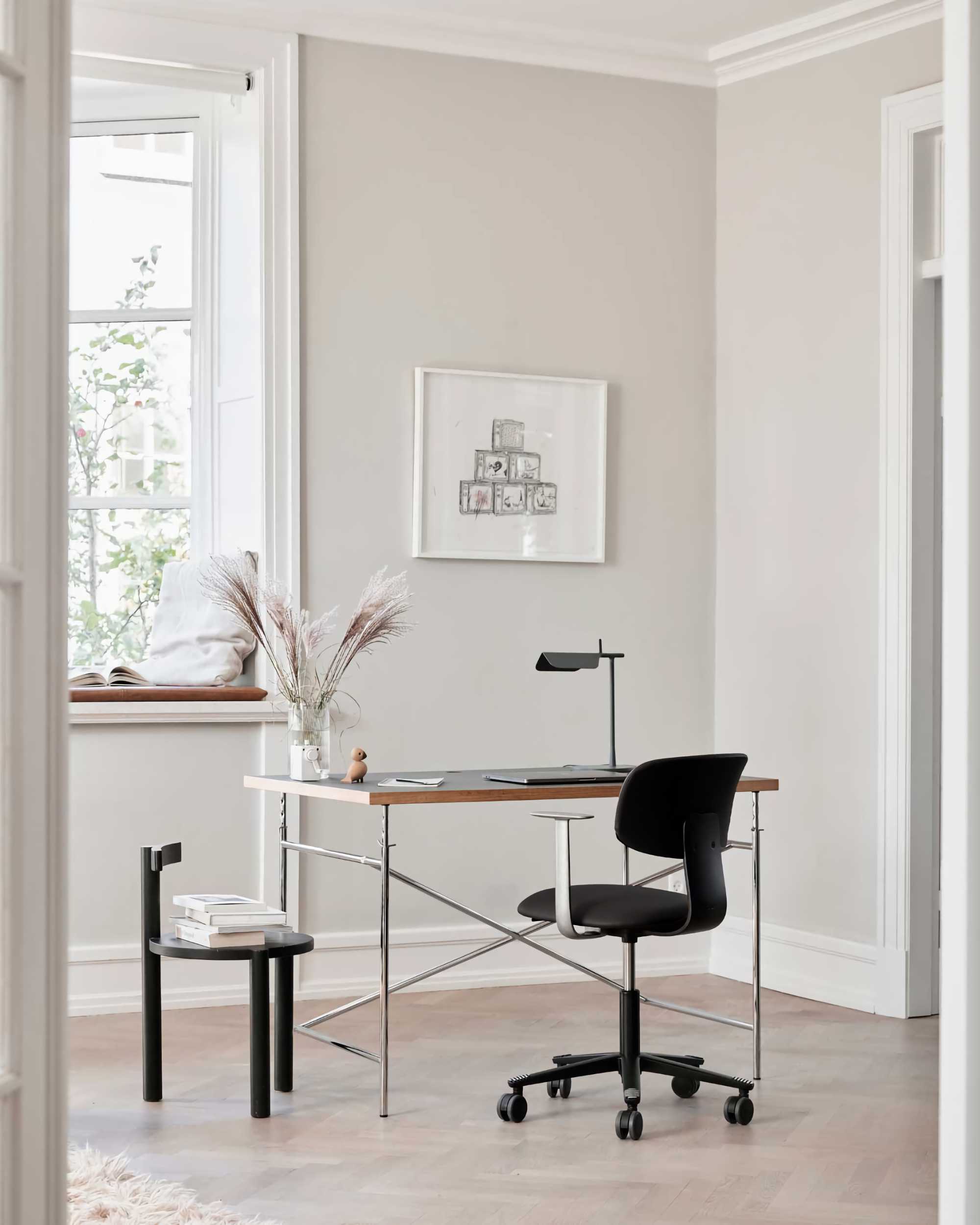 HÅG TION 2140 ergonomic chair with armrest, black (150mm)