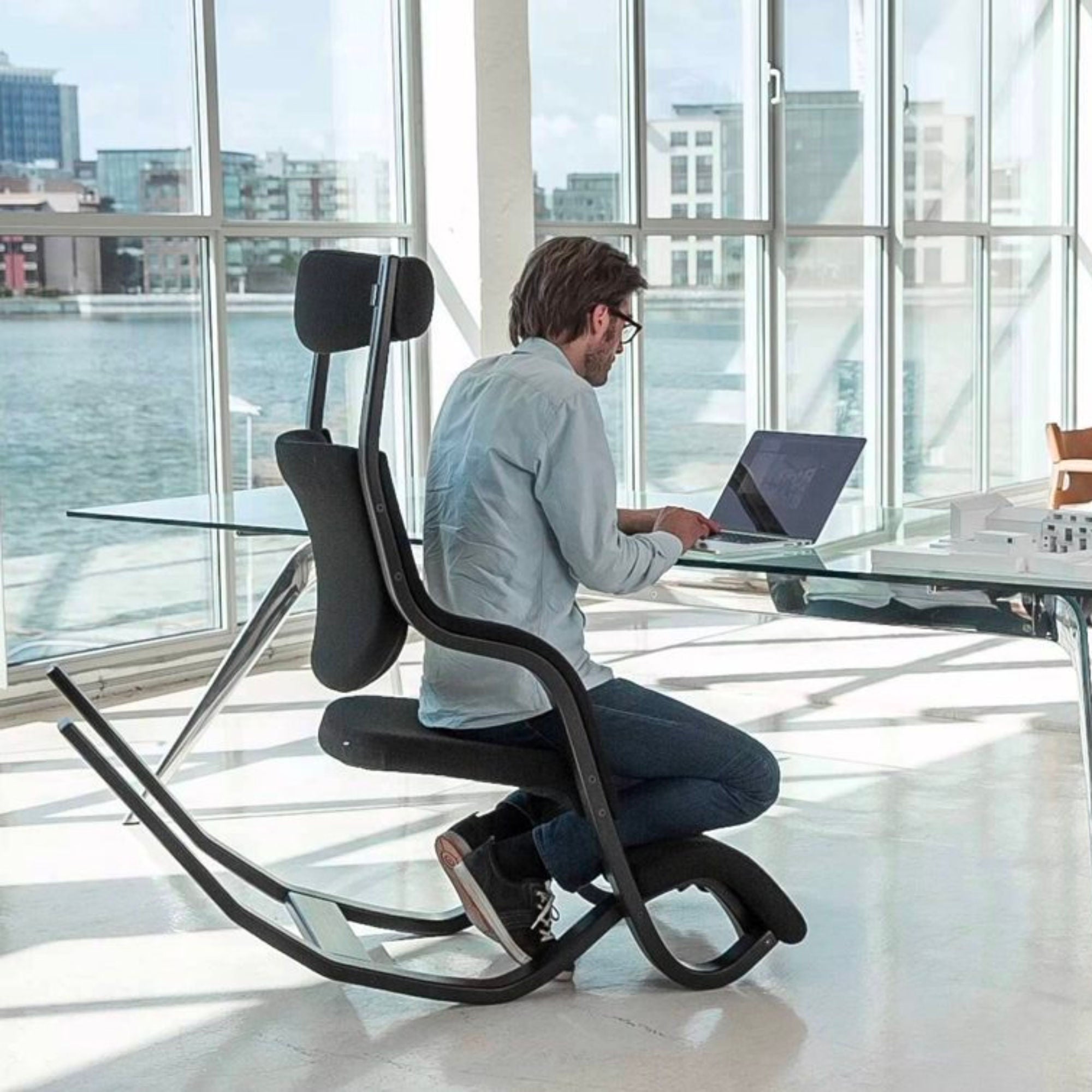 Varier Gravity™ balans® Reclining Chair , Black