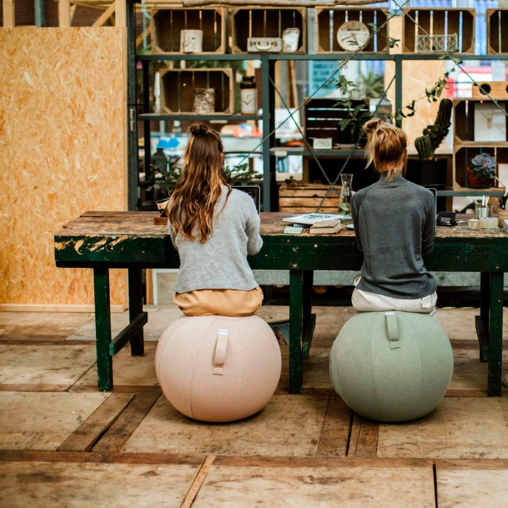 VLUV STOV active sitting & yoga ball, greige